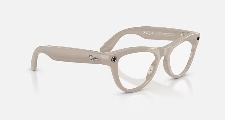 RAY-BAN | META SKYLER - GEN 2 - SHINY CHALK GREY